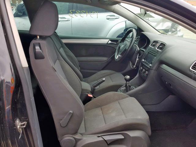 WVWMM7AJ0BW179646 - 2011 VOLKSWAGEN GOLF 黑色 照片 5
