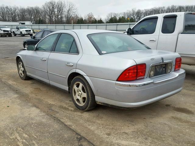 1LNHM86S21Y688256 - 2001 LINCOLN LS ვერცხლისფერი ფოტო 3