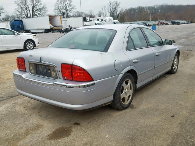 1LNHM86S21Y688256 - 2001 LINCOLN LS ვერცხლისფერი ფოტო 4