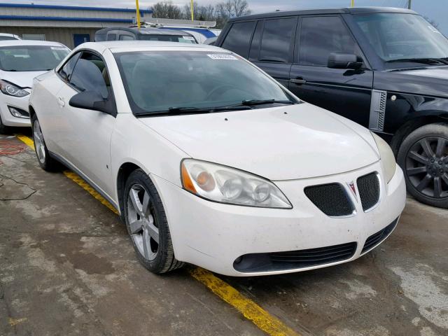 1G2ZH36NX74178459 - 2007 PONTIAC G6 GT WHITE photo 1