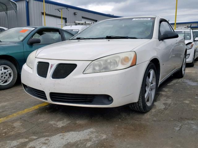 1G2ZH36NX74178459 - 2007 PONTIAC G6 GT WHITE photo 2