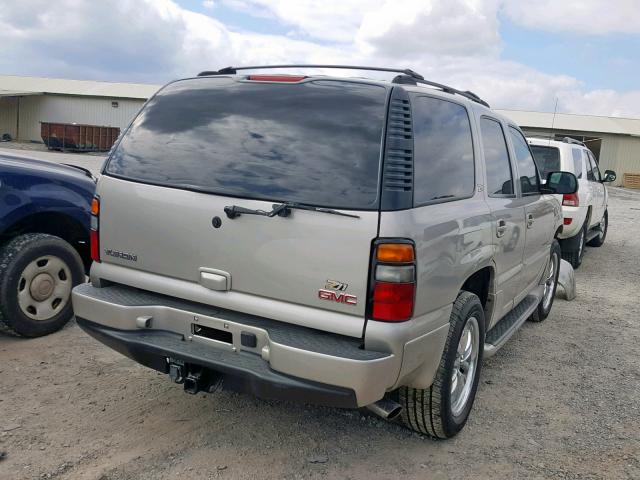 1GKEK63U55J207491 - 2005 GMC YUKON DENA TAN photo 4