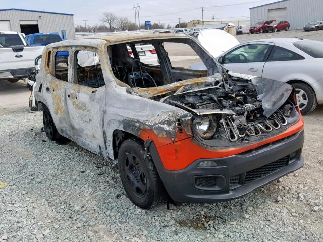 ZACCJBAB2JPJ18257 - 2018 JEEP RENEGADE S ნარინჯისფერი ფოტო 1