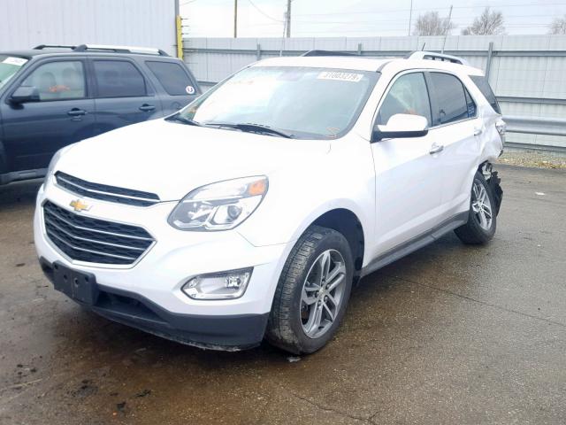 2GNALDEK3H6287941 - 2017 CHEVROLET EQUINOX PR WHITE photo 2