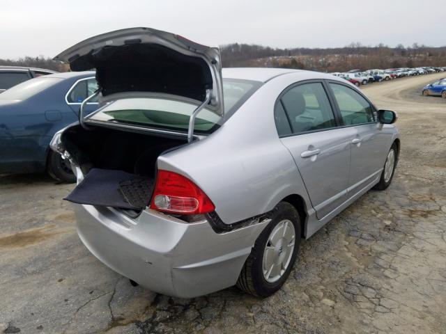 JHMFA36268S029101 - 2008 HONDA CIVIC HYBRID  photo 4