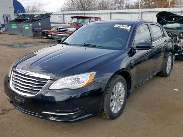 1C3BC1FB0BN555247 - 2011 CHRYSLER 200 TOURIN BLACK photo 2