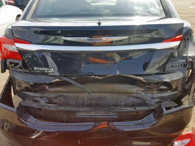 1C3BC1FB0BN555247 - 2011 CHRYSLER 200 TOURIN BLACK photo 9