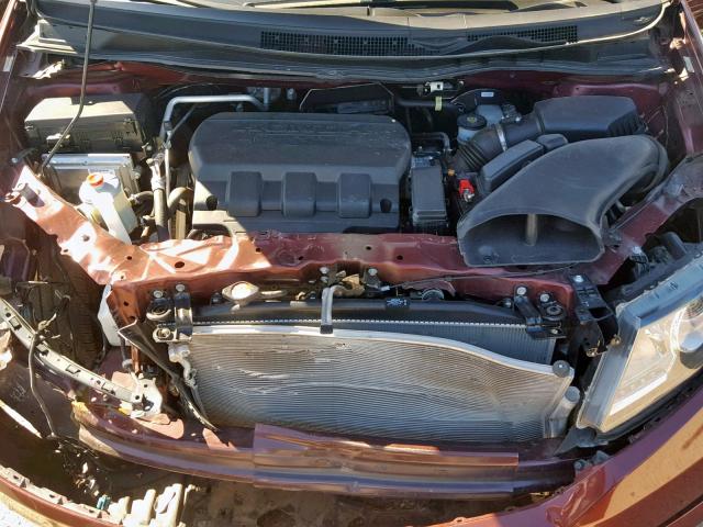 5FNRL5H33GB061624 - 2016 HONDA ODYSSEY SE MAROON photo 7