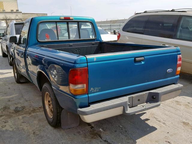 1FTCR10A6RPC31488 - 1994 FORD RANGER TURQUOISE photo 3
