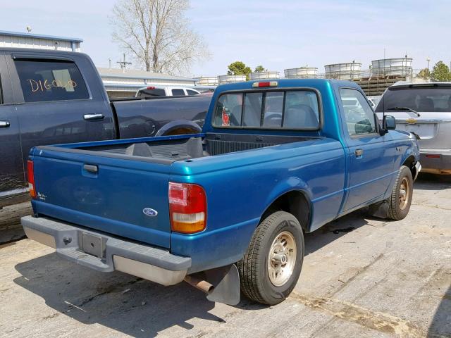 1FTCR10A6RPC31488 - 1994 FORD RANGER TURQUOISE photo 4