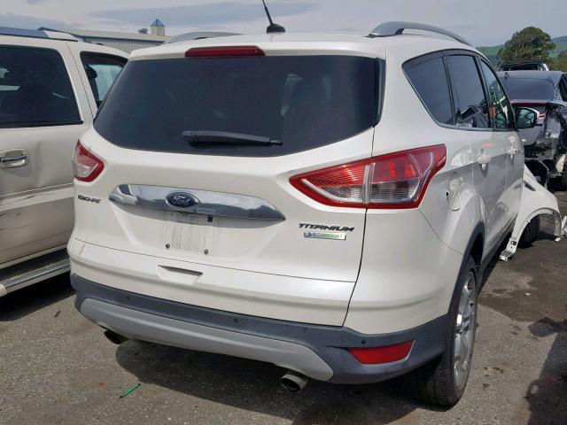 1FMCU0JX3EUD44219 - 2014 FORD ESCAPE TIT WHITE photo 4