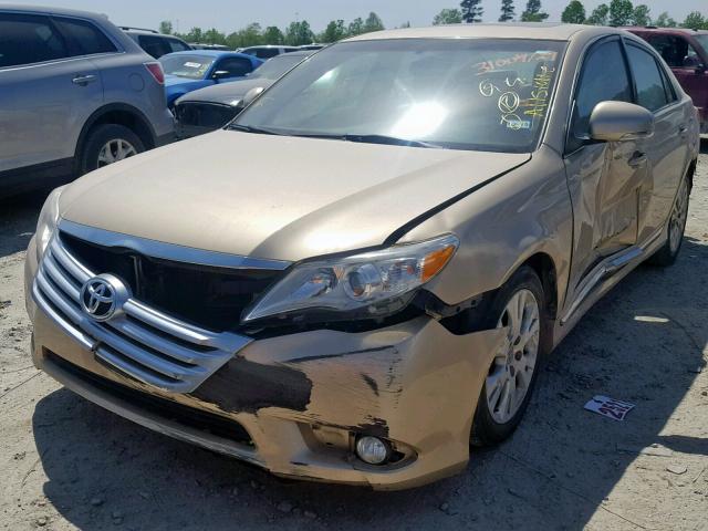 4T1BK3DB6BU411815 - 2011 TOYOTA AVALON BAS BEIGE photo 2