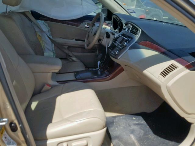 4T1BK3DB6BU411815 - 2011 TOYOTA AVALON BAS BEIGE photo 5