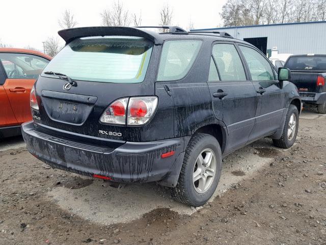 JTJHF10UX30313973 - 2003 LEXUS RX 300 BLACK photo 4