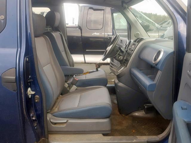 5J6YH28533L025673 - 2003 HONDA ELEMENT EX BLUE photo 5