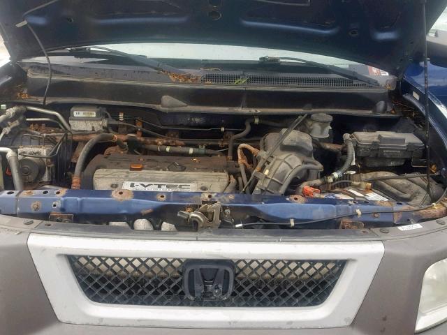 5J6YH28533L025673 - 2003 HONDA ELEMENT EX BLUE photo 7