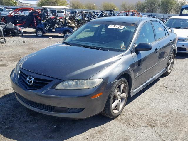 1YVHP80D655M18180 - 2005 MAZDA 6 S GREEN photo 2