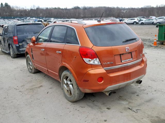 3GSCL537X8S503702 - 2008 SATURN VUE XR ORANGE photo 3