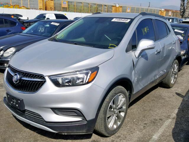 KL4CJASB3HB011163 - 2017 BUICK ENCORE PRE SILVER photo 2