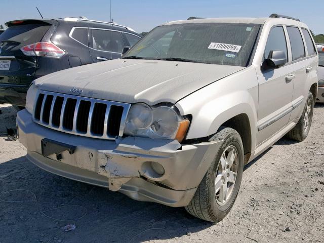 1J8GS48K47C545416 - 2007 JEEP GRAND CHER CREAM photo 2