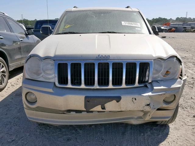 1J8GS48K47C545416 - 2007 JEEP GRAND CHER CREAM photo 9