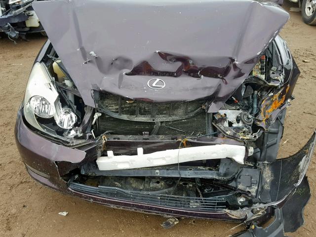 JTHBF30G436021472 - 2003 LEXUS ES 300 PURPLE photo 7