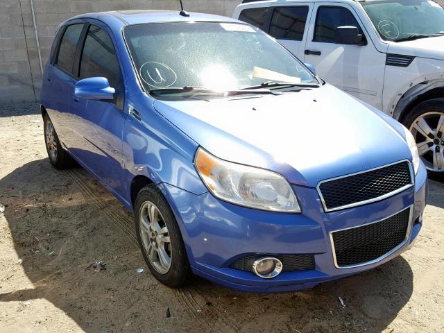 KL1TG66E79B626622 - 2009 CHEVROLET AVEO LT PURPLE photo 1