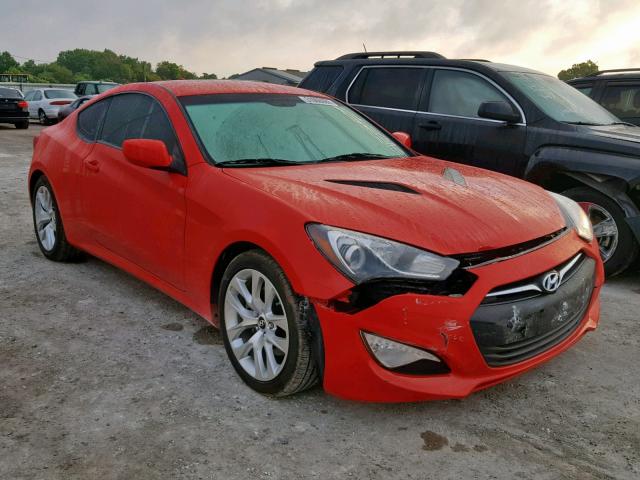 KMHHT6KD6EU118207 - 2014 HYUNDAI GENESIS CO RED photo 1