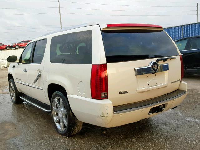 1GYFC66888R188561 - 2008 CADILLAC ESCALADE E WHITE photo 3