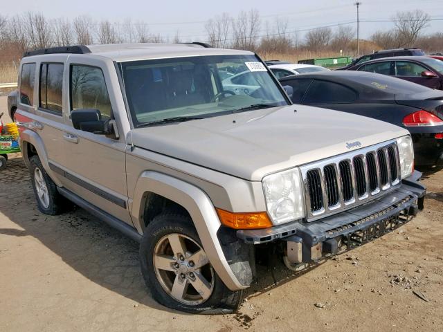 1J8HG48K57C578866 - 2007 JEEP COMMANDER TAN photo 1