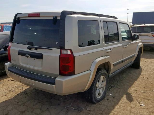 1J8HG48K57C578866 - 2007 JEEP COMMANDER TAN photo 4