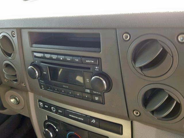 1J8HG48K57C578866 - 2007 JEEP COMMANDER TAN photo 9