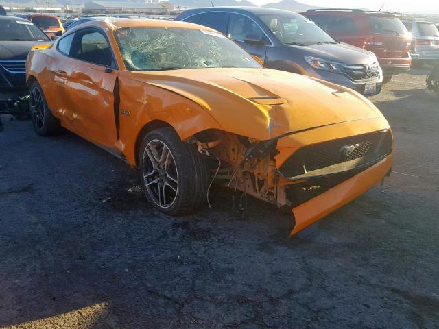 1FA6P8CF2J5172593 - 2018 FORD MUSTANG GT ORANGE photo 1