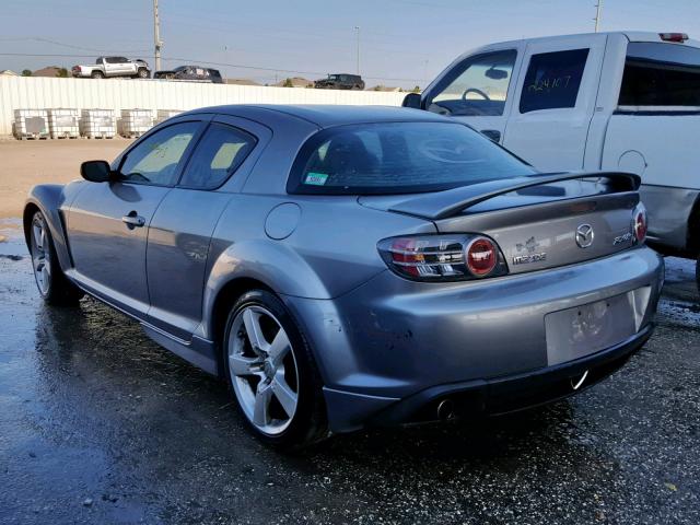 JM1FE17N550147411 - 2005 MAZDA RX8 GRAY photo 3