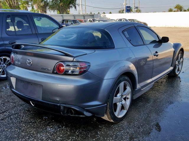 JM1FE17N550147411 - 2005 MAZDA RX8 GRAY photo 4