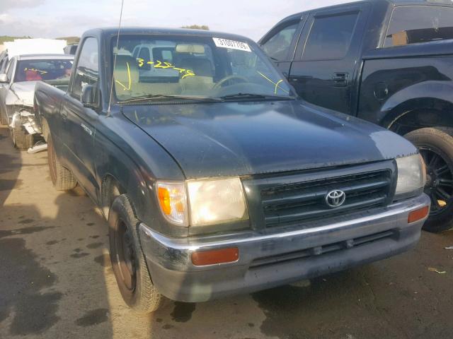 4TANL42N6VZ299392 - 1997 TOYOTA TACOMA GREEN photo 1