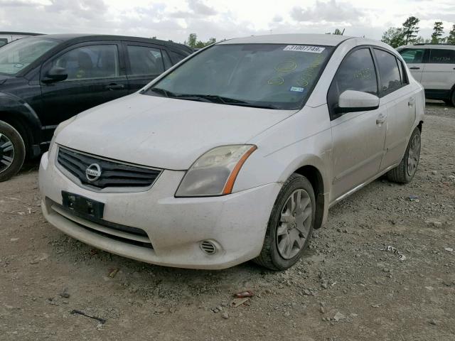 3N1AB6APXBL653800 - 2011 NISSAN SENTRA 2.0 WHITE photo 2