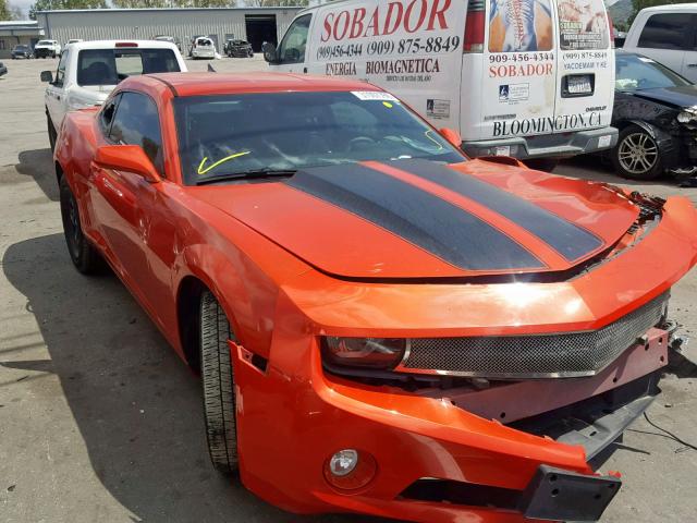 2G1FA1E33D9183169 - 2013 CHEVROLET CAMARO LS ORANGE photo 1