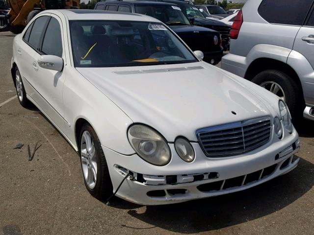 WDBUF56J66A869698 - 2006 MERCEDES-BENZ E 350 WHITE photo 1