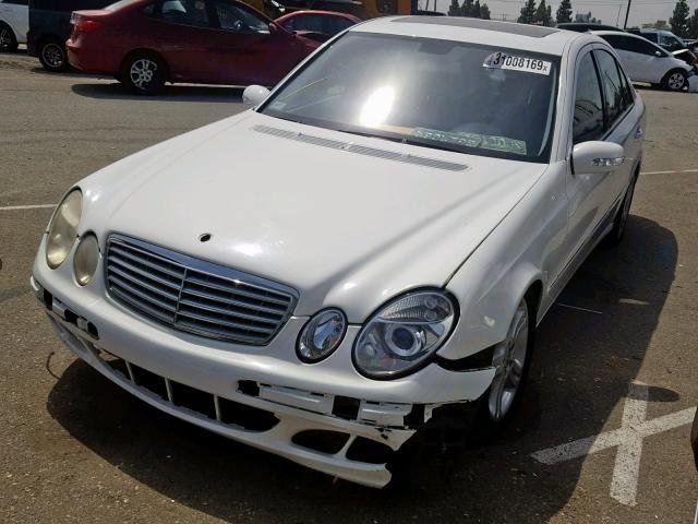 WDBUF56J66A869698 - 2006 MERCEDES-BENZ E 350 WHITE photo 2