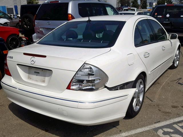 WDBUF56J66A869698 - 2006 MERCEDES-BENZ E 350 WHITE photo 4