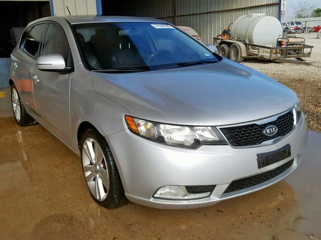 KNAFW5A39D5687631 - 2013 KIA FORTE SX SILVER photo 1