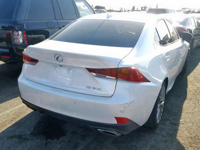 JTHBA1D20K5090116 - 2019 LEXUS IS 300 WHITE photo 4