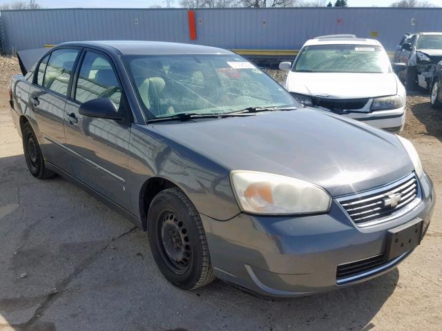 1G1ZS58F47F120522 - 2007 CHEVROLET MALIBU LS GRAY photo 1