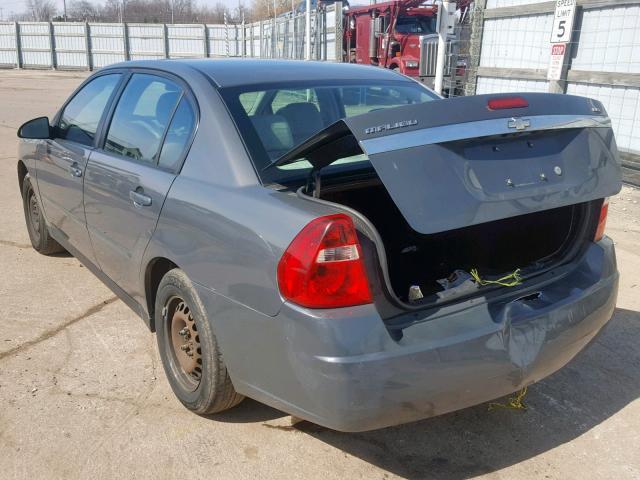 1G1ZS58F47F120522 - 2007 CHEVROLET MALIBU LS GRAY photo 3