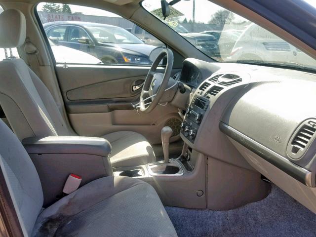 1G1ZS58F47F120522 - 2007 CHEVROLET MALIBU LS GRAY photo 5