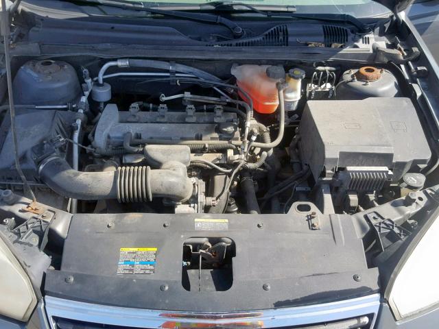 1G1ZS58F47F120522 - 2007 CHEVROLET MALIBU LS GRAY photo 7