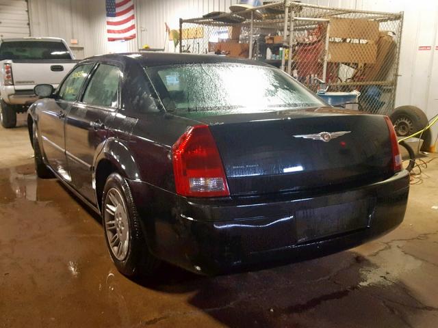 2C3KA43R97H840179 - 2007 CHRYSLER 300 BLACK photo 3