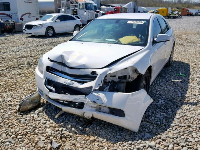 1G1ZC5EB0AF268138 - 2010 CHEVROLET MALIBU 1LT 白色 照片 2