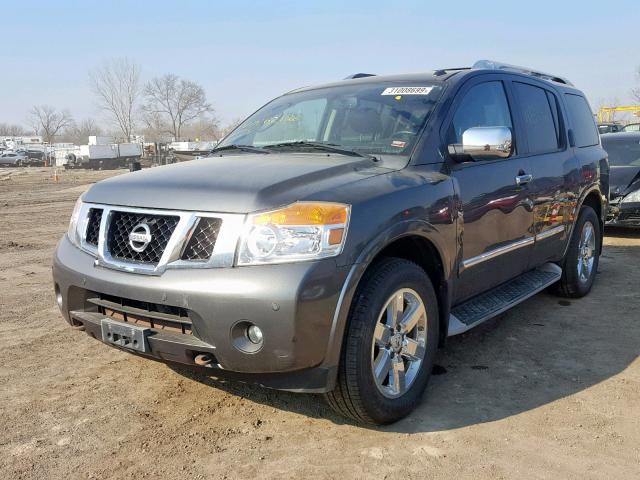 5N1BA0NE0AN621006 - 2010 NISSAN ARMADA PLA GRAY photo 2